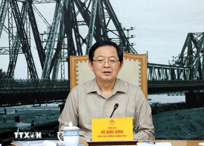 Phó Thủ tướng Hồ Quốc Dũng phát biểu. (Ảnh: Tuấn Anh/TTXVN)