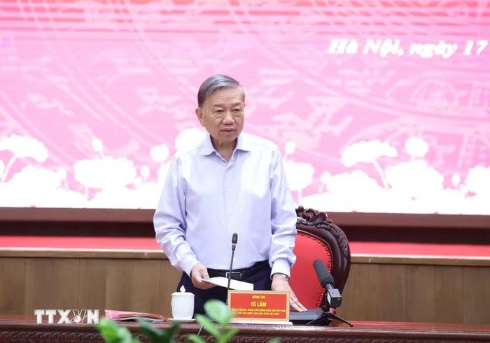 Tổng Bí thư, Chủ tịch nước Tô Lâm phát biểu. (Ảnh: Thống Nhất/TTXVN)