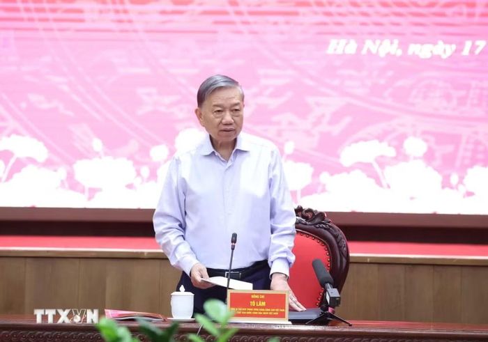 Tổng Bí thư, Chủ tịch nước Tô Lâm phát biểu. (Ảnh: Thống Nhất/TTXVN)
