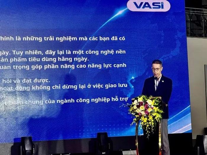 Ông Yoshida Susumu, Tổng Thư ký Hiệp hội Doanh nghiệp Nhật Bản tại Việt Nam phát biểu chào mừng.