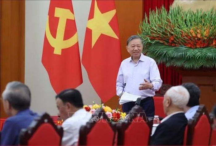 Tổng Bí thư, Chủ tịch nước Tô Lâm phát biểu. Ảnh: Thống Nhất/TTXVN
