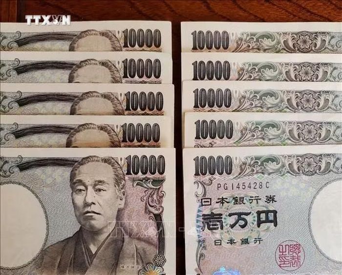 Đồng yen Nhật. Ảnh tư liệu: Kyodo/TTXVN