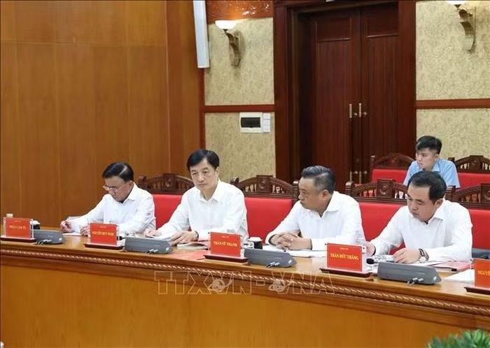 Các đại biểu tham dự Phiên họp Thường trực Ban Chỉ đạo Trung ương về phòng, chống tham nhũng, lãng phí, tiêu cực. Ảnh: Thống Nhất/TTXVN