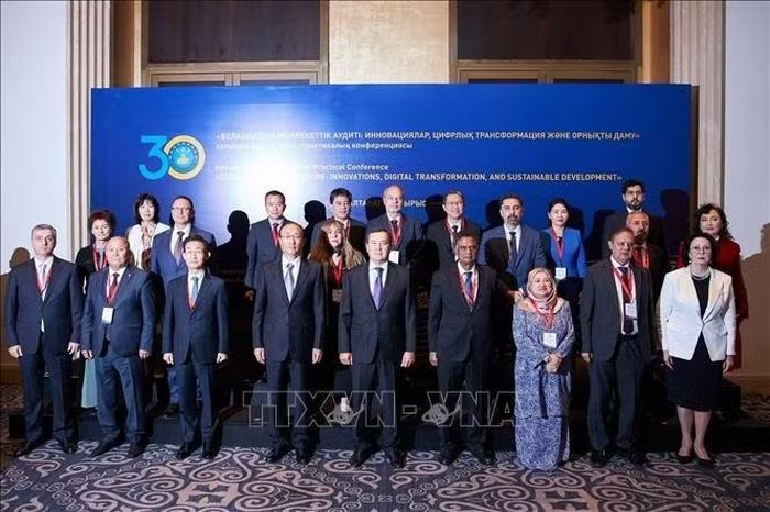 Các trưởng đoàn tham dự Hội thảo quốc tế. Ảnh: TTXVN phát