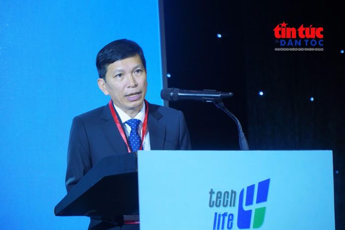 Ông Nguyễn Hữu Yên, Phó Giám đốc Sở KH&CN TP Hồ Chí Minh, phát biểu tại sự kiện.