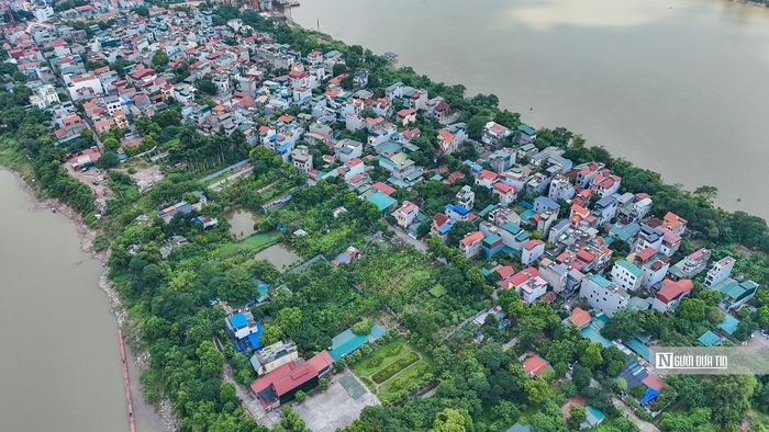 Nhìn từ trên cao, trải qua nhiều năm hình thành và phát triển, làng Bắc Cầu hiện có hàng nghìn cư dân sinh sống.