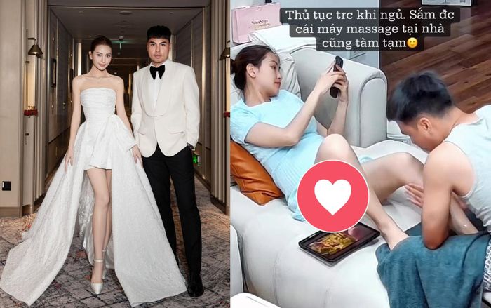 MC Mù Tạt hạnh phúc bên chồng Đức Huy kém 2 tuổi.