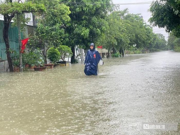Khu đô thị Bắc Sơn 1 cũng thường xuyên ngập lụt mỗi khi mưa.