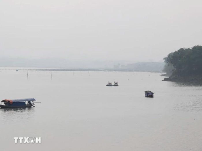 Một góc hồ Núi Cốc, Thái Nguyên. Ảnh: Hoàng Nguyên/TTXVN