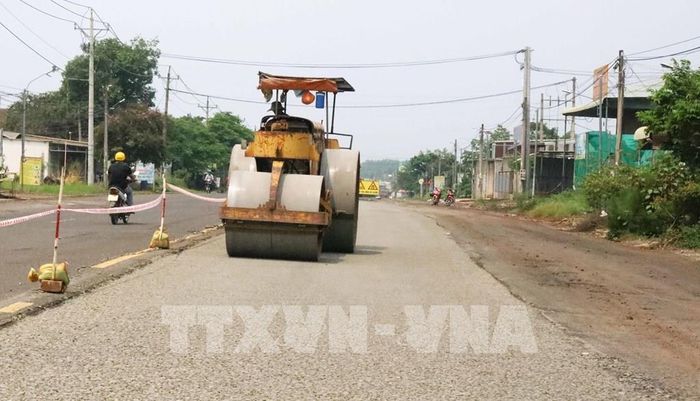 Dự án có tổng mức đầu tư hơn 27,47 tỷ đồng, sử dụng nguồn sự nghiệp giao thông, thực hiện trong năm 2026. Ảnh: Đậu Tất Thành - TTXVN