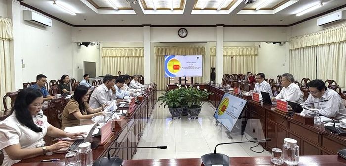 Quang cảnh buổi làm việc. Ảnh: Nguyễn Văn Việt - TTXVN 