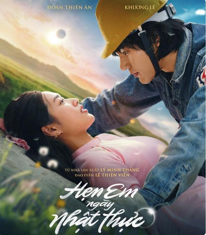 Thiên Ân và Khương Lê trong Hẹn em ngày nhật thực. 