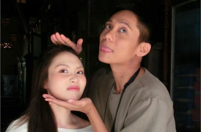 Hình ảnh thân thiết của Phương Mỹ Chi và Bảo Định.
