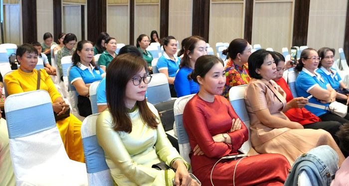 Các cán bộ, hội viên, phụ nữ tham gia tại Ngày Phụ nữ khởi nghiệp thành phố Đồng Nai năm 2026.