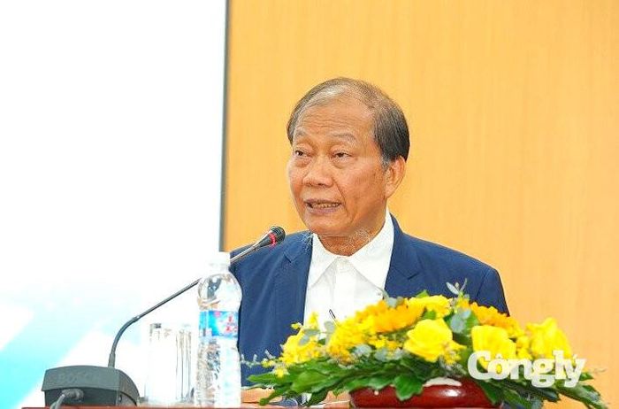 Ông Hoàng Quang Phòng - Phó Chủ tịch Liên đoàn Thương mại và Công nghiệp Việt Nam phát biểu.