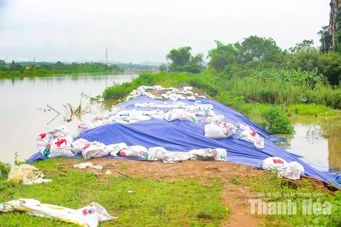 Trong khi chưa thể tổ chức đắp lại đoạn bờ bị vỡ, chính quyền địa phương cùng các lực lượng chức năng đang tập trung kiểm soát những vị trí xung yếu lân cận, nơi có nguy cơ bị nước tràn, sạt lở và mở rộng dòng chảy.