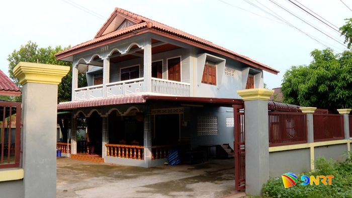 Căn nhà của gia đình đồng chí Bô Nhơn - Lê Viết Muồng. Ảnh: HOÀN VŨ - VĂN HÙNG