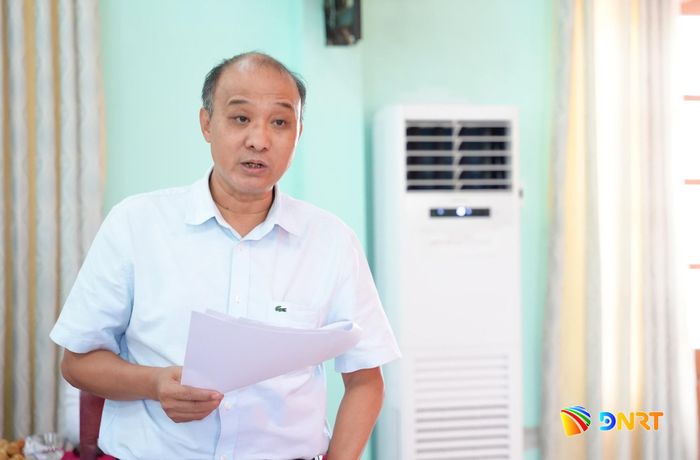 Phó Chủ tịch UBND thành phố Lê Quang Nam phát biểu tại buổi làm việc. Ảnh: T.CÔNG