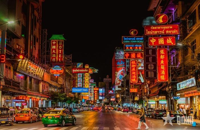 Phố Chinatown ở Thái Lan.