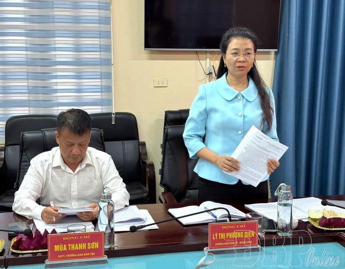Đại biểu tham gia ý kiến tại hội nghị.