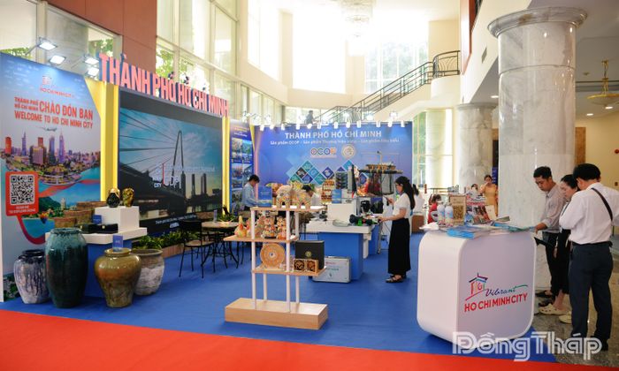 Khu trưng bày của TP. Hồ Chí Minh.
