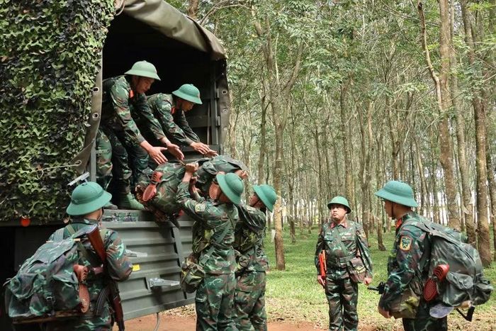  Quân đoàn 34 diễn tập nâng cao khả năng sẵn sàng chiến đấu. Ảnh: N.T 