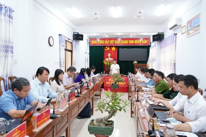  Quang cảnh buổi làm việc. Ảnh: N.H 