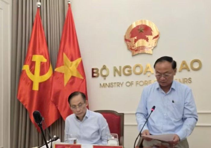 Đồng chí Thái Đại Ngọc - Ủy viên Ban Chấp hành Trung ương Đảng, Bí thư Tỉnh ủy Gia Lai, phát biểu tiếp thu dự thảo báo cáo của đoàn kiểm tra, giám sát 230. Ảnh: Phương Nhân