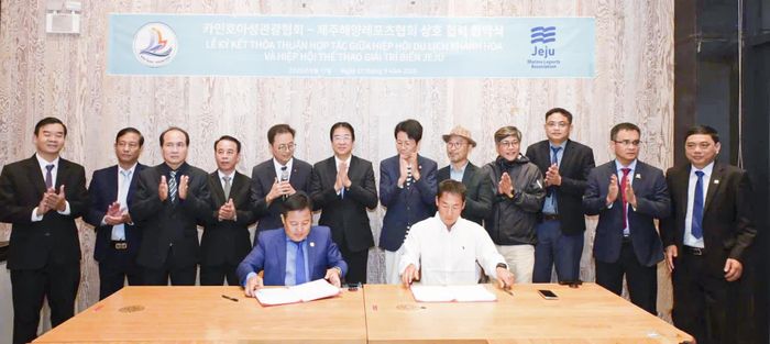 Ký kết Biên bản ghi nhớ hợp tác (MOU) giữa Hiệp hội Du lịch tỉnh Khánh Hòa và Hiệp hội Thể thao Giải trí biển tỉnh Jeju.