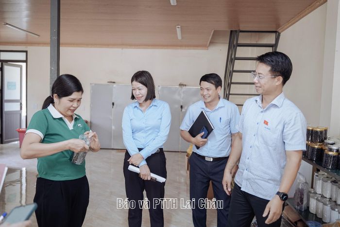 ... khảo sát thực tế tại Hợp tác xã Phú Trường (tổ 11).