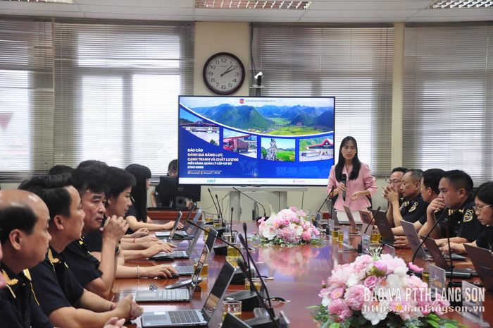 Đại diện đơn vị tư vấn trình bày báo cáo kết quả tại hội nghị