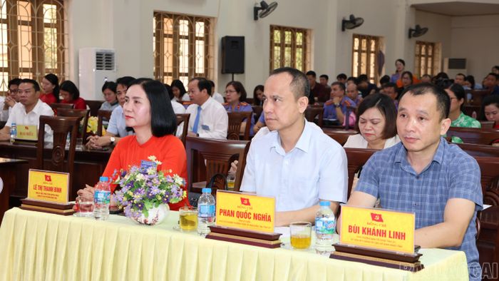 Đại biểu dự khai mạc hội thi.