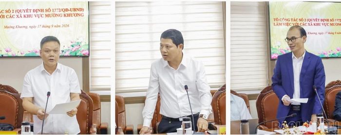 Lãnh đạo các địa phương báo cáo kết quả triển khai các dự án, công tác giải ngân vốn đầu tư công, thu ngân sách Nhà nước tại buổi làm việc.