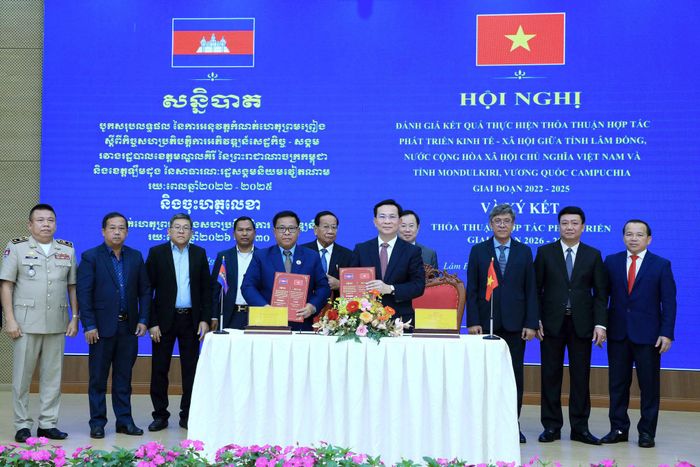 UBND tỉnh Lâm Đồng và Chính quyền tỉnh Mondulkiri ký Bản thỏa thuận hợp tác giai đoạn 2026 - 2030 vào tháng 8/2026