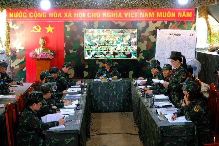 Khung tập báo cáo một số nội dung tình hình địa bàn trong trạng thái thời chiến