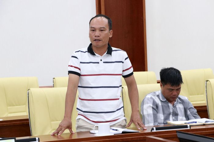 Đại diện một đơn vị thi công cam kết tiến độ thực hiện dự án