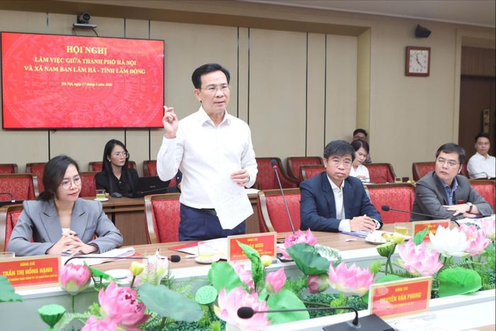 Ủy viên Ban Chấp hành Trung ương Đảng, Phó Bí thư Tỉnh ủy, Chủ tịch UBND tỉnh Lâm Đồng Hồ Văn Mười mong muốn thời gian tới giữa Lâm Đồng và Hà Nội sẽ cụ thể hóa các hợp tác bằng những chương trình, hoạt động thiết thực