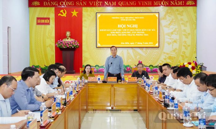 Quang cảnh buổi làm việc - Ảnh: N.H