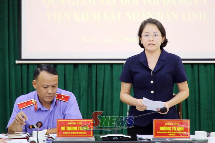 Đồng chí Chủ nhiệm Ủy ban Kiểm tra Tỉnh ủy phát biểu chỉ đạo tại hội nghị.