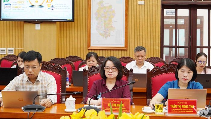 Đại biểu dự Hội nghị tại điểm cầu trung tâm.