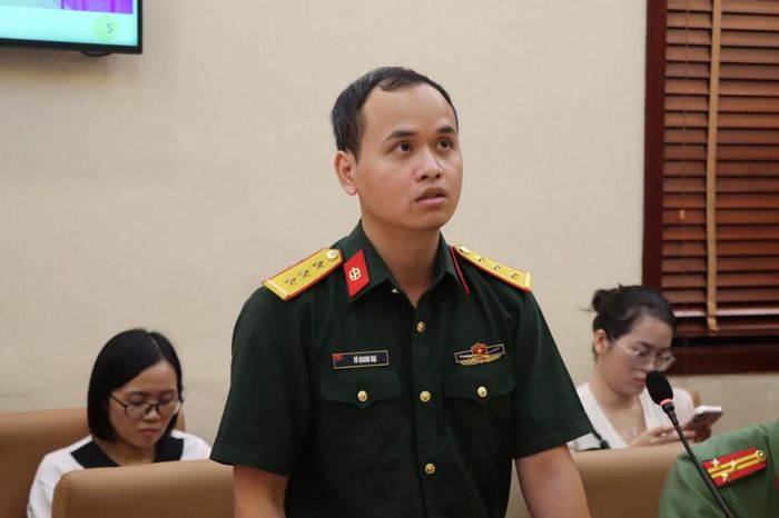 Ông Vũ Quang Đại, Cán bộ Cơ quan Binh chủng Hóa học – Cơ quan thường trực 81/Bộ Quốc phòng