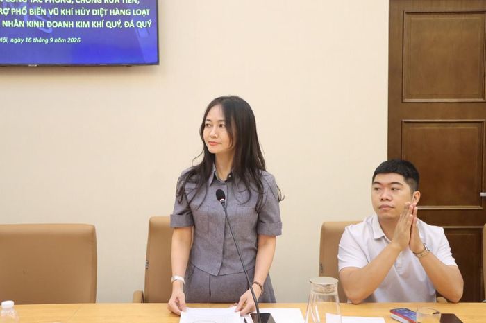 Bà Trần Quỳnh Anh, Phó Trưởng phòng Nghiệp vụ Quản lý thị trường, Cục Quản lý và Phát triển thị trường trong nước