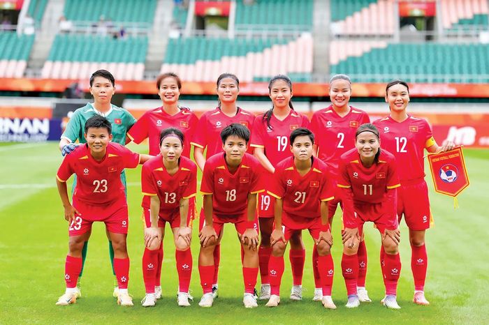 Đội tuyển nữ Việt Nam đã có hiệp 2 đầy nỗ lực trước nữ Đài Bắc Trung Hoa