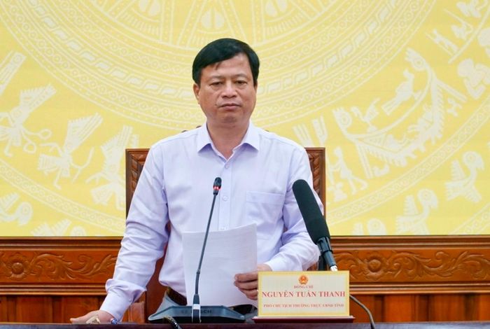 Phó chủ tịch thường trực UBND tỉnh Nguyễn Tuấn Thanh.