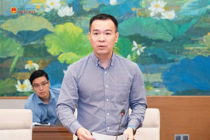 Vụ trưởng Vụ Lễ tân và Hợp tác quốc tế Đào Duy Trung phát biểu. Ảnh: Đắc Trường