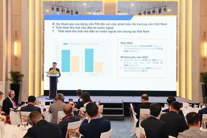 Phó Chủ tịch UBCKNN Hoàng Văn Thu phát biểu tại sự kiện. Ảnh: BTC