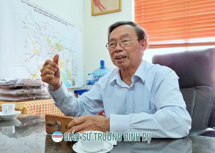 GS.TS Trương Đình Dụ, nguyên Viện phó Viện Khoa học Thủy lợi Việt Nam.