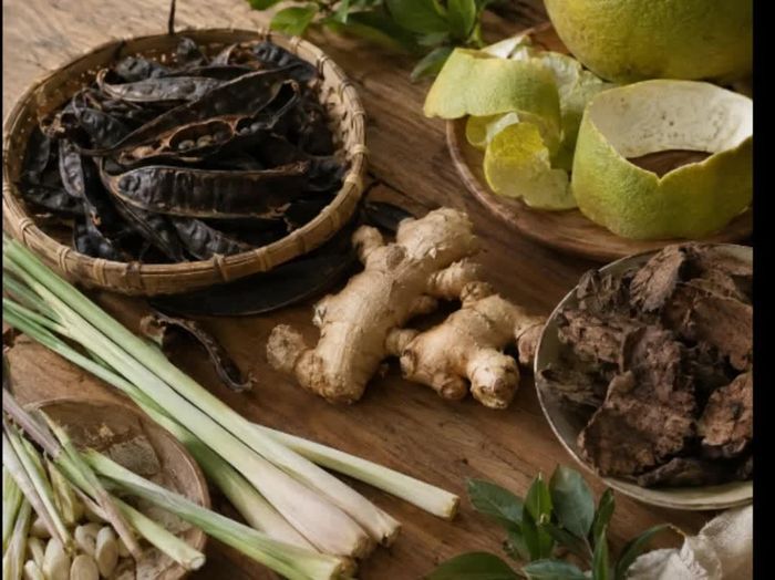 Các nguyên liệu tự nhiên quen thuộc như bồ kết, vỏ bưởi, sả... từ lâu đã gắn liền với thói quen chăm sóc tóc của người Việt.