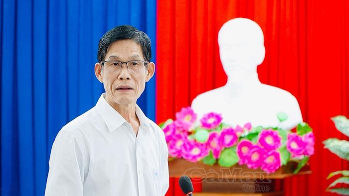 Tiến sĩ Phạm Quốc Sử, Phó Giám đốc Sở Tư pháp, phát biểu kết luận hội thảo.