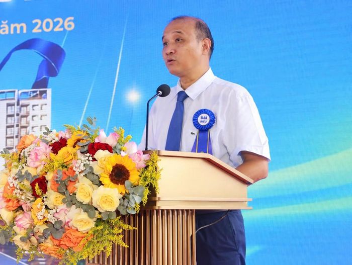Phó chủ tịch UBND TP Đà Nẵng Lê Quang Nam phát biểu, nêu các yêu cầu đối với việc triển khai dự án. (Ảnh: MC)
